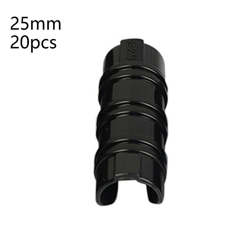 Greenhouse Clips 19mm 20mm 20x Black Clamp Film Clips