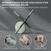 Yoga Fascia Stick 57cm Extended Muscle Relaxation Massage Roller Yoga Massage Stick for Leg Stretching and Release Fitn