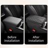Multi-Functional Armrest Storage Bag PU Leather Car Armrest Pad  Car Interior