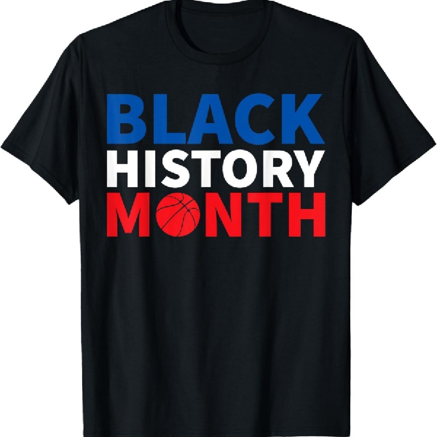 

Basketball Black History Month African American Player T-Shirt XXXXXL