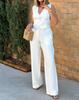 European and American Fashion Suit: Vest Waistcoat & Wide-Leg Pants Set