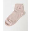 [26FW] [HAZZYS DAILY] Puppy Embroidery 3-Color Women's Short Ankle Socks 3-Piece Set HISS6F200WT