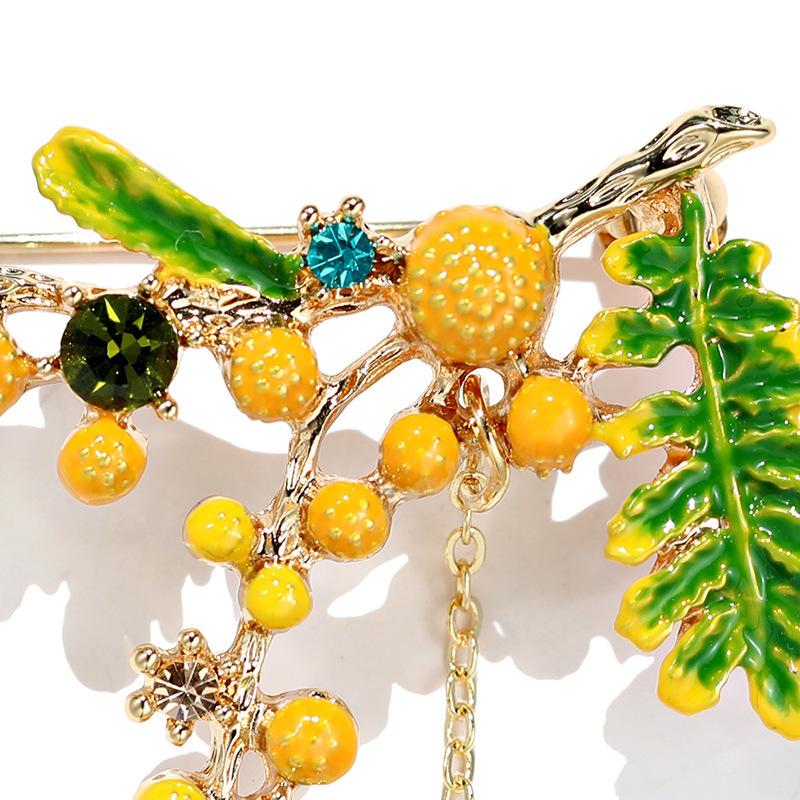 Senior brosjer blomst blad brosje pins for kvinner dress anheng mote brosjer smykker