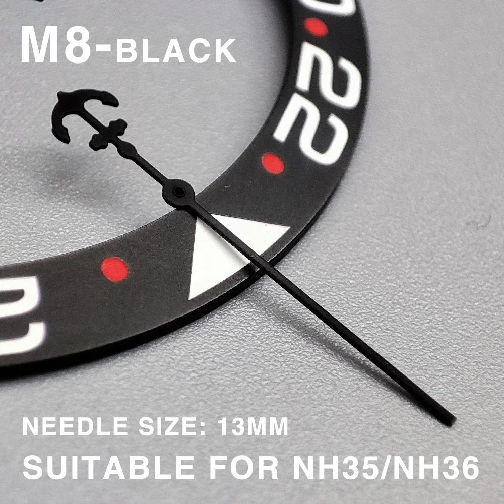 НОВЫЕ Модифицированные Стрелки Часов для Механизма NH35/NH36/4R Стрелки Часов Форма Якоря Форма Стрелки Детали Аксессуары для Ремонта Часов