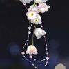 Handmade Bellflower Lantern Glowing Luminous Muguet Flower Lamp Twisted Stick Chenille Stems Handheld Light School Art Class