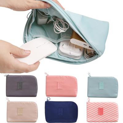 Tragbare Datenkabel-Aufbewahrungstasche, Reise-Kopfhörer-Draht-Organizer-Hülle, multifunktionale Datenkabel-Headset-Tasche
