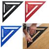 12/7inch Triangle Ruler Aluminum Alloy Metric Angle Ruler High Precision 90° Triangle Carpenter Square Ruler Carpenter Tools