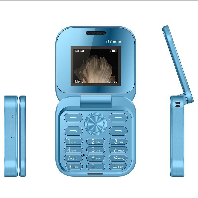 i17pro hot-selling flip phone folding dual card dual standby button mini spare machine