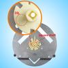 Low Noise Microwave Motor Microwave Repair Part Microwave Turning Bracket Plate for a Comfortable Kitchen Environment