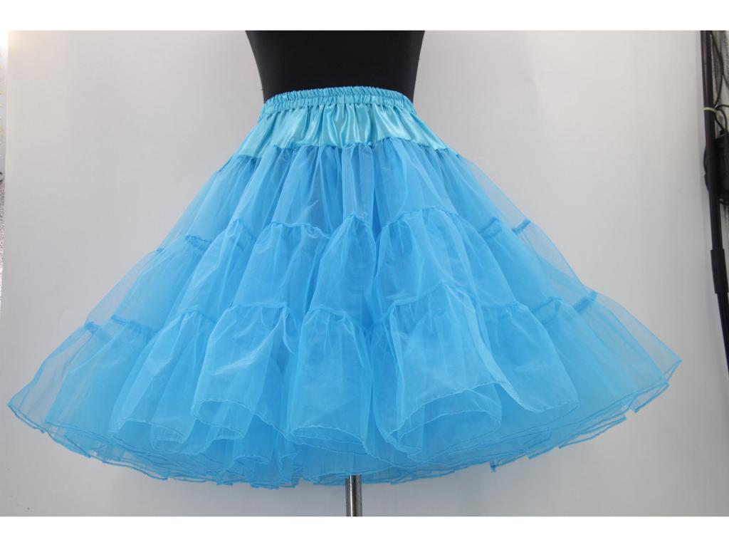 Dreilagiger Lolita Mesh Tutu Unterrock mit Kristallgarn