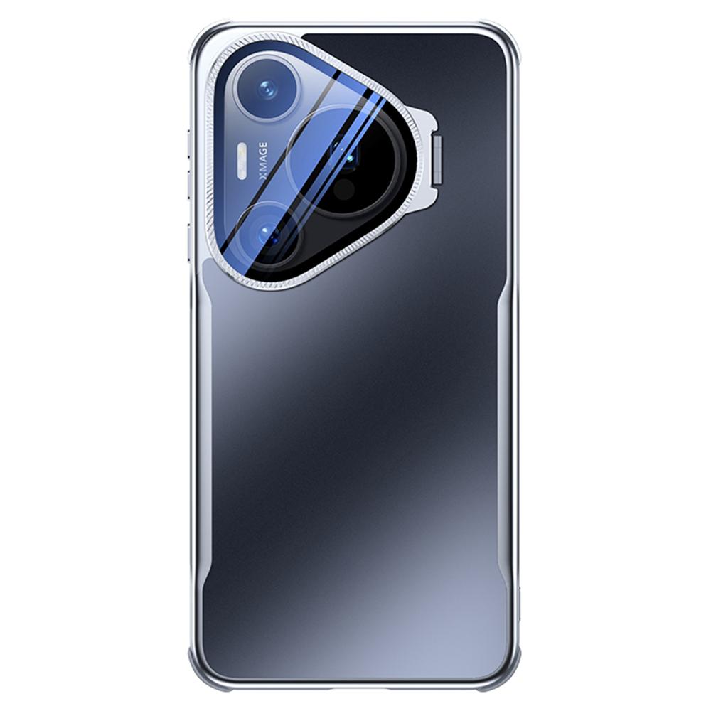 

Для Huawei Pura 70 Чехол для телефона Противоударная задняя крышка из ТПУ и ПК с подставкой для объектива Black