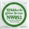 D'Addario Daddario Electric Guitar Rose String Nickel .052 NW052 Set of 5 [Domestic Genuine]