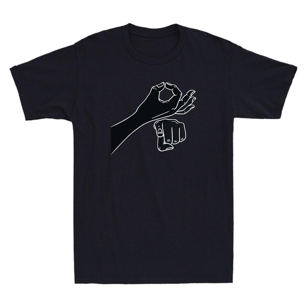 Funny ASL, Sign Language, (Explicit) Meme Novelty Men s Short Sleeve T-Shirt Tee XXL