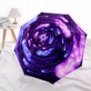 1pc Cosmic Vortex Automatic Open/Close Umbrella - Portable Collapsible Umbrella with 8-Rib Stability, Fashion Lovers yy251017158