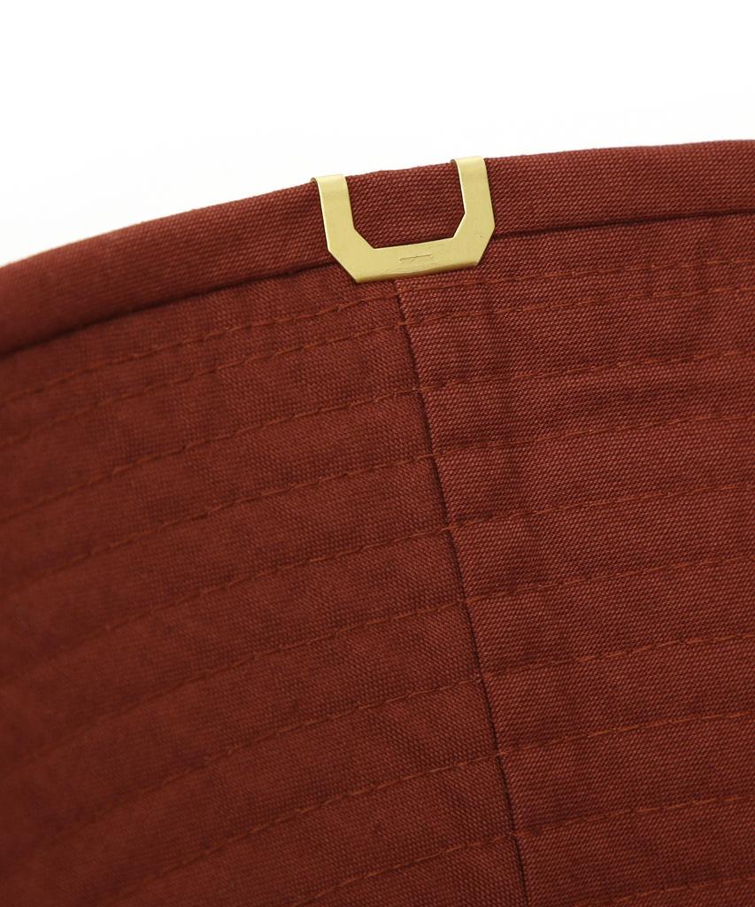 Eondeokeonteulolseutyudio Cotton Bucket Hat Drop Bucket / D Bio / Sunset Red