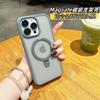 Applicable to iPhone17PRO mobile phone case matte skin feel fulcrum bracket magnetic suction with lens film Apple 16E protection