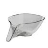 Multi-Purpose Draining Basket Kitchen Sink Drainage Basket Rice Fruit Vegetable Washing Basin Plastic Sieve Basin Supply