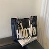Versatile Street Style Tote Bag Casual Large Capacity Women's Shoulder School Bag
