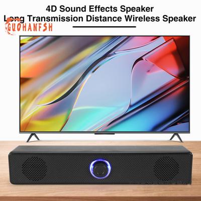 Haut-parleur sans fil avec son cinématique 4D, double haut-parleur et connexion filaire/Bluetooth-haut-parleur Audio polyvalent
