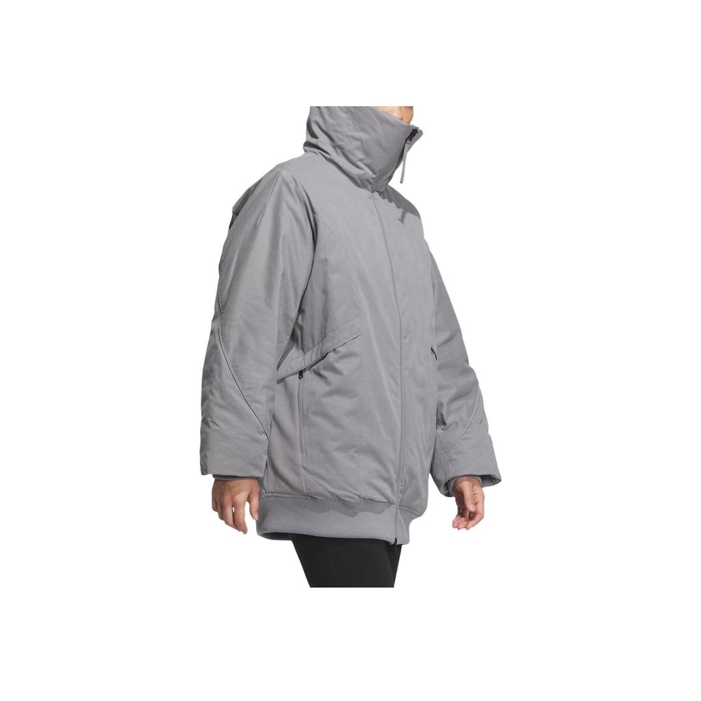 Adidas Fustl W P Jkt3 Comfortable Warm Sports Casual Cotton Jacket Women Jackets Gray JM6199