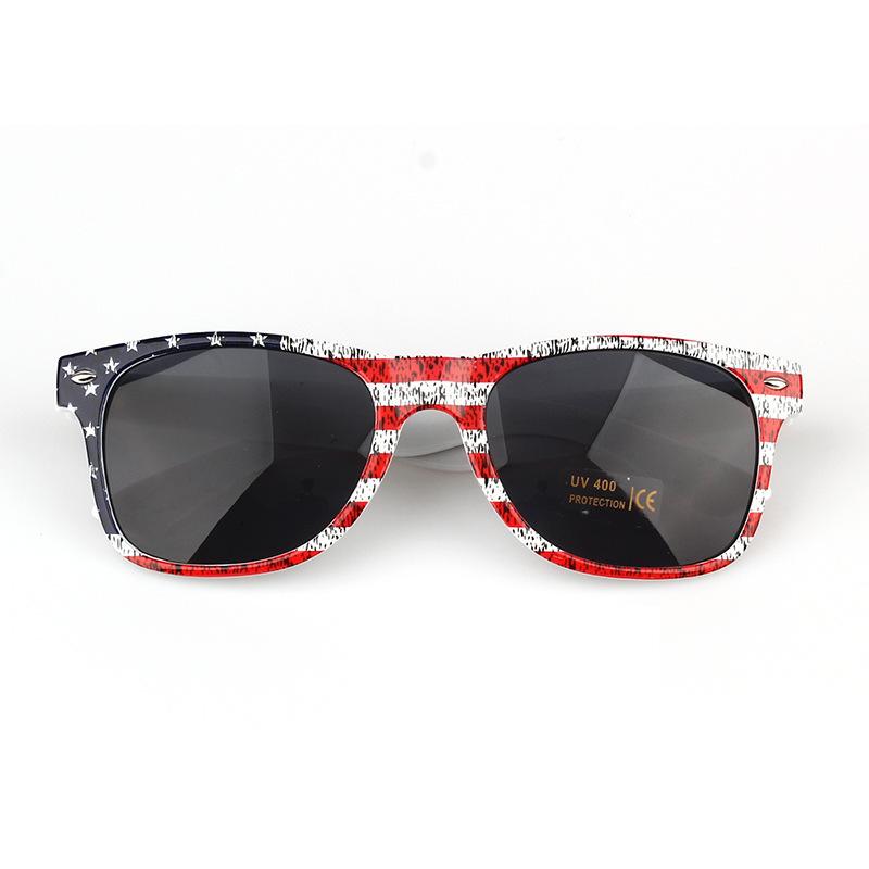 Classic Rice Nail Transparent Beautiful Flag Sunglasses Independence Day Sunglasses 2140 Development Sunglasses