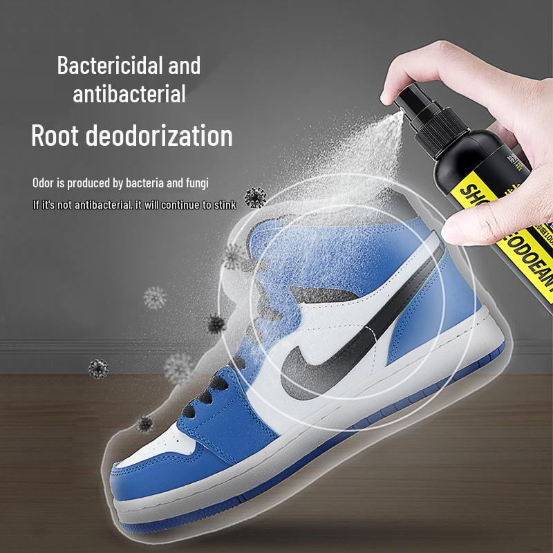 Qiao Dai Mei Shoe Deodorant & Sterilizer Spray with Anti-Odor Deodorizer Ball for Shoes, Socks, and Cabinets