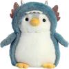 Pompom Penguin - 8"" Pompom Dragon, Blue -Yx