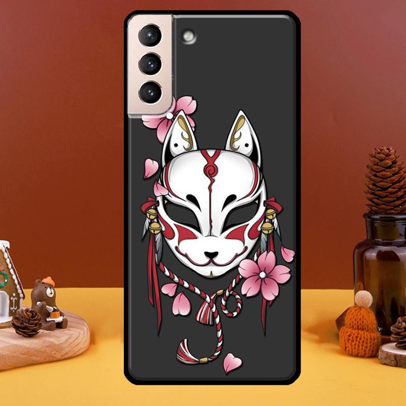 Fuchs Hülle im japanischen Stil für Samsung Galaxy S21 Ultra S20 FE S8 S9 S10 Note 10 Plus Note 20 S22 Ultra Hülle
