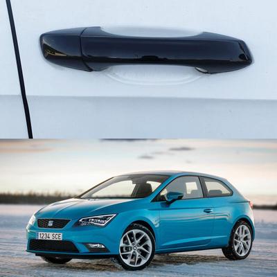 Nakładka na klamkę drzwi o teksturze włókna węglowego dla 13-19 SEAT Leon MK3 Sedan