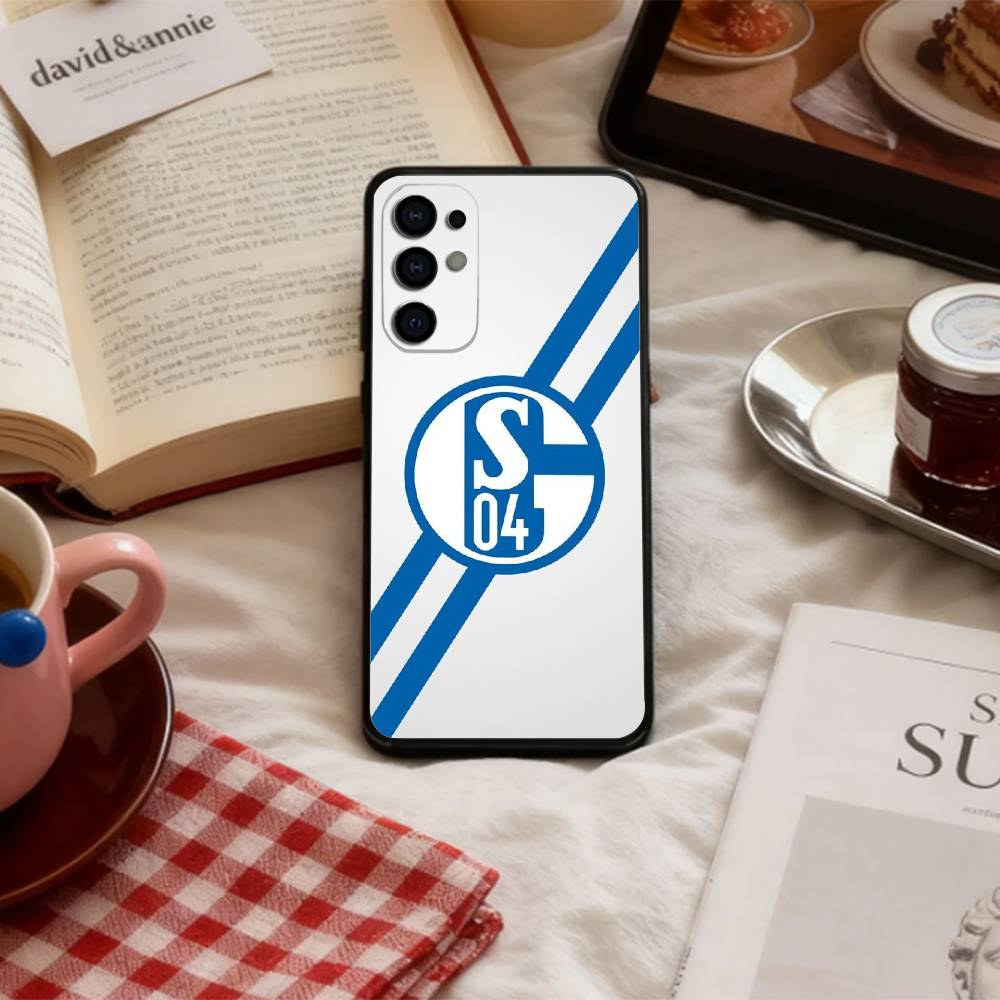 

Classic S-Schalke-es 04 P-Pattern Phone Case For Samsung S 25,24,23,22,30,21,10,9,Ultra,Plus,Lite,FE,4,5 G Soft Black Case Samsung S20fe