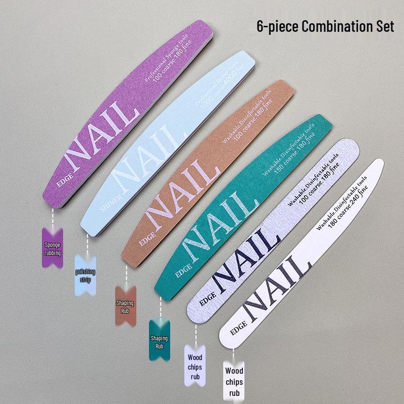Washable Wear-Resistant Nail Shaping and Polishing Block