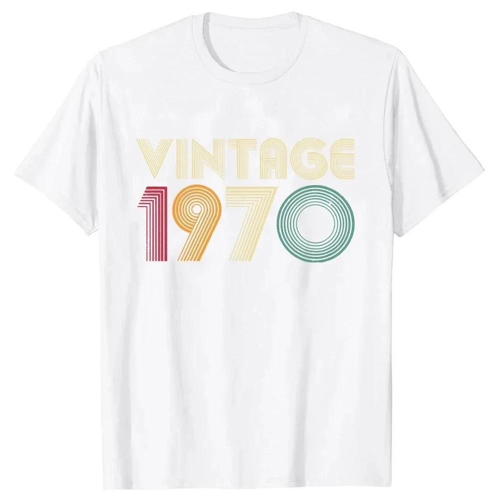 Graphic Birthday Gift Short Sleeved 54 Years Old Born in 1970 Shirt 54th Birthday Summer T-shirt Retro Vintage 1970 Tshirt