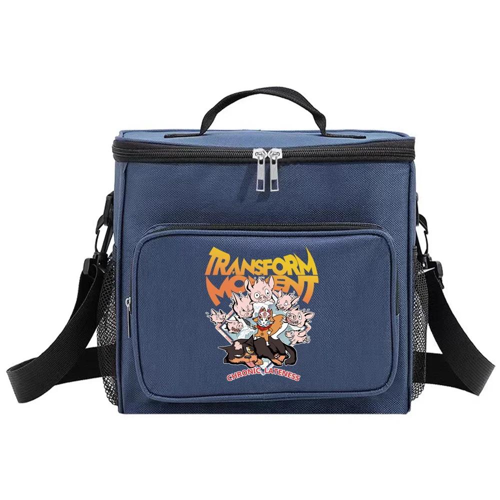 Cooler Box Insulated Lunch Bags Thermal Organizer Handbag for Student Portable Waterproof Camping Storage Boxes Mask Series