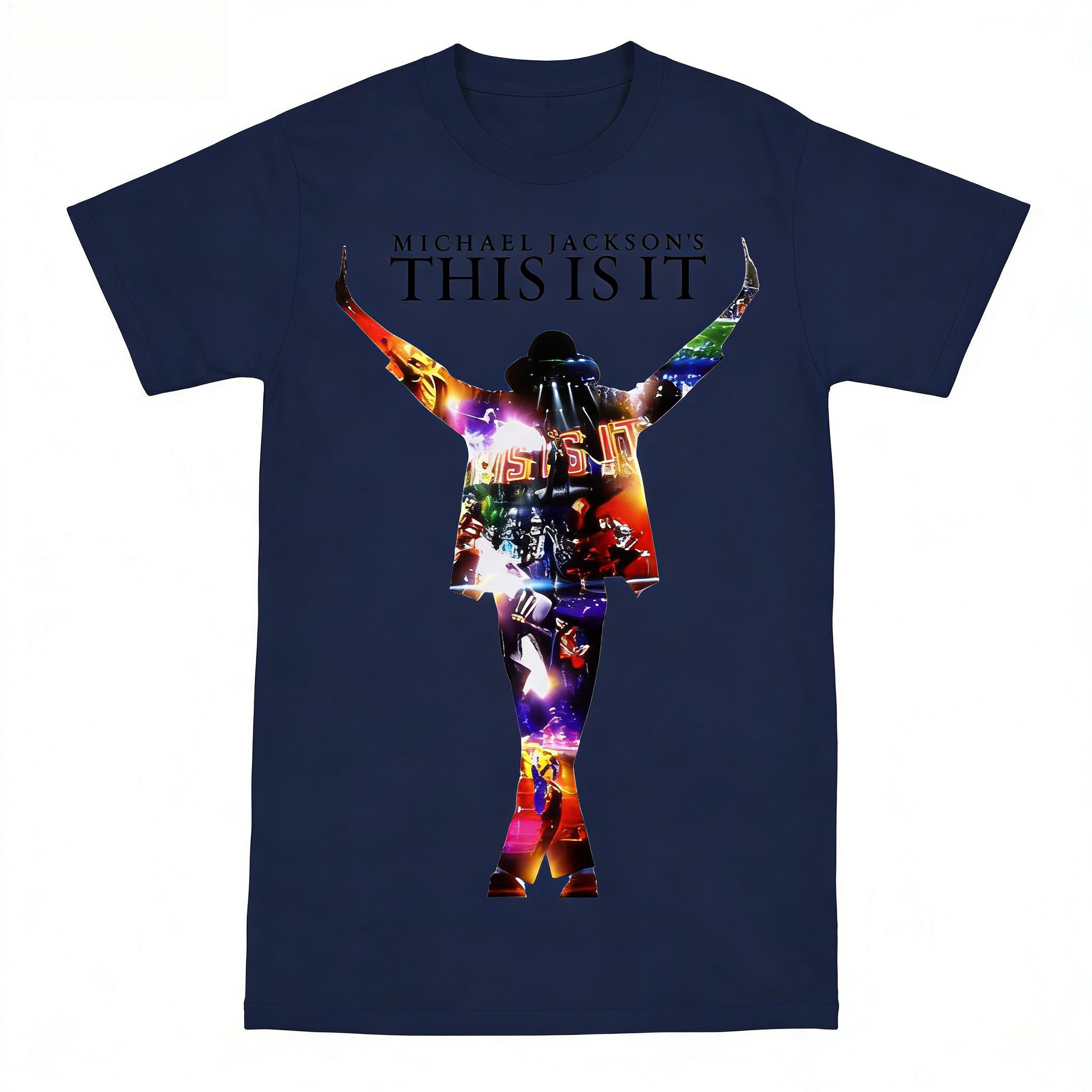 

2026 New Michael Jackson Shirt Vintage 90s Graphic Tee Hip Hop Streetwear T Shirt for Unisexs Womens Fan Gift Casual Top Summer L