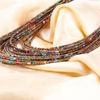 African Acrylic Beads Jewelry  Bohemia Necklaces Women Fashion Statement Multilayer Necklace