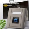 86mm Fiber Opticals Wall Plate LC Fiber Opticals Panel Networking Fiber Socket For Single Or Double Port Installation