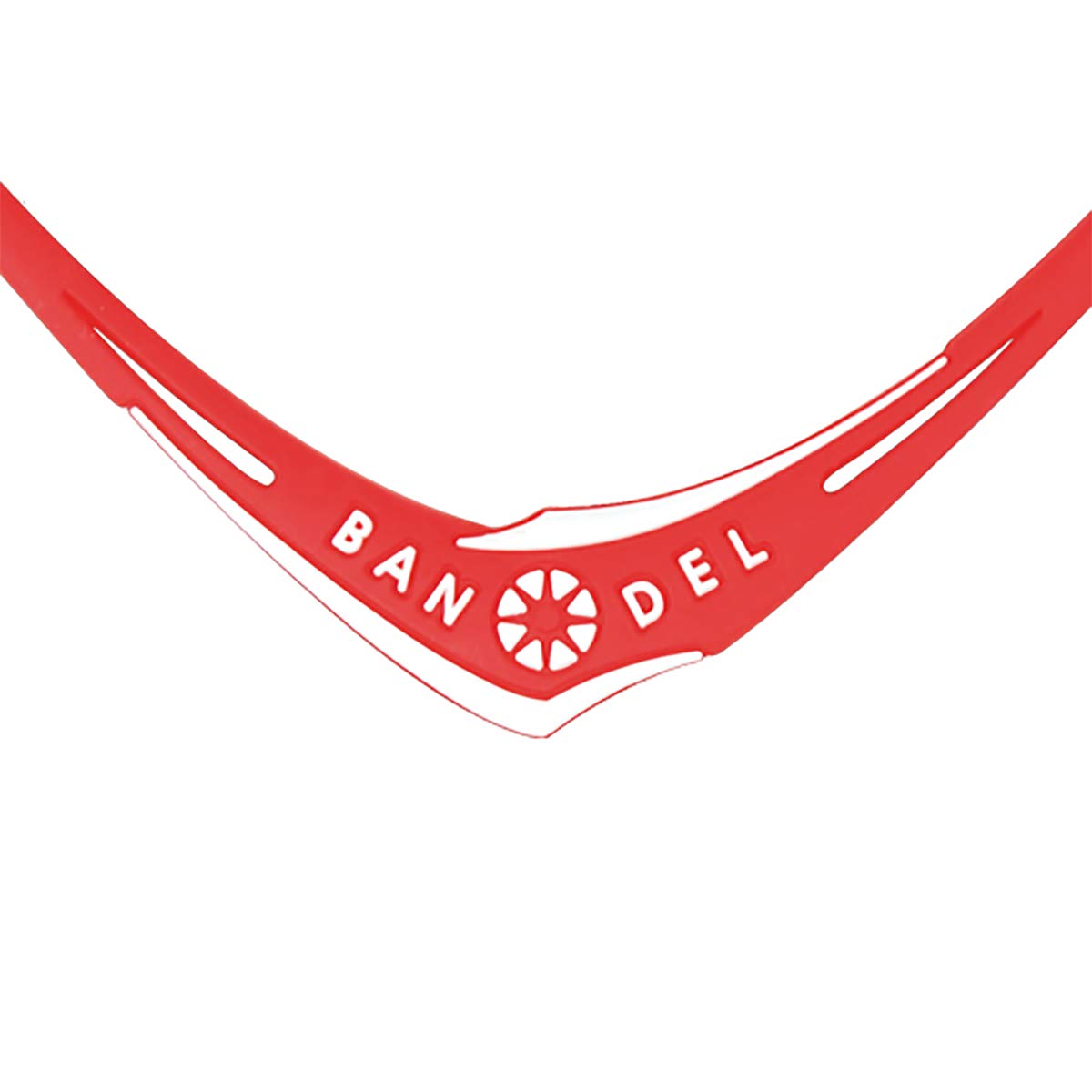 

BANDEL CROSS BRACELET Cross Necklace, Red and White (40cm)