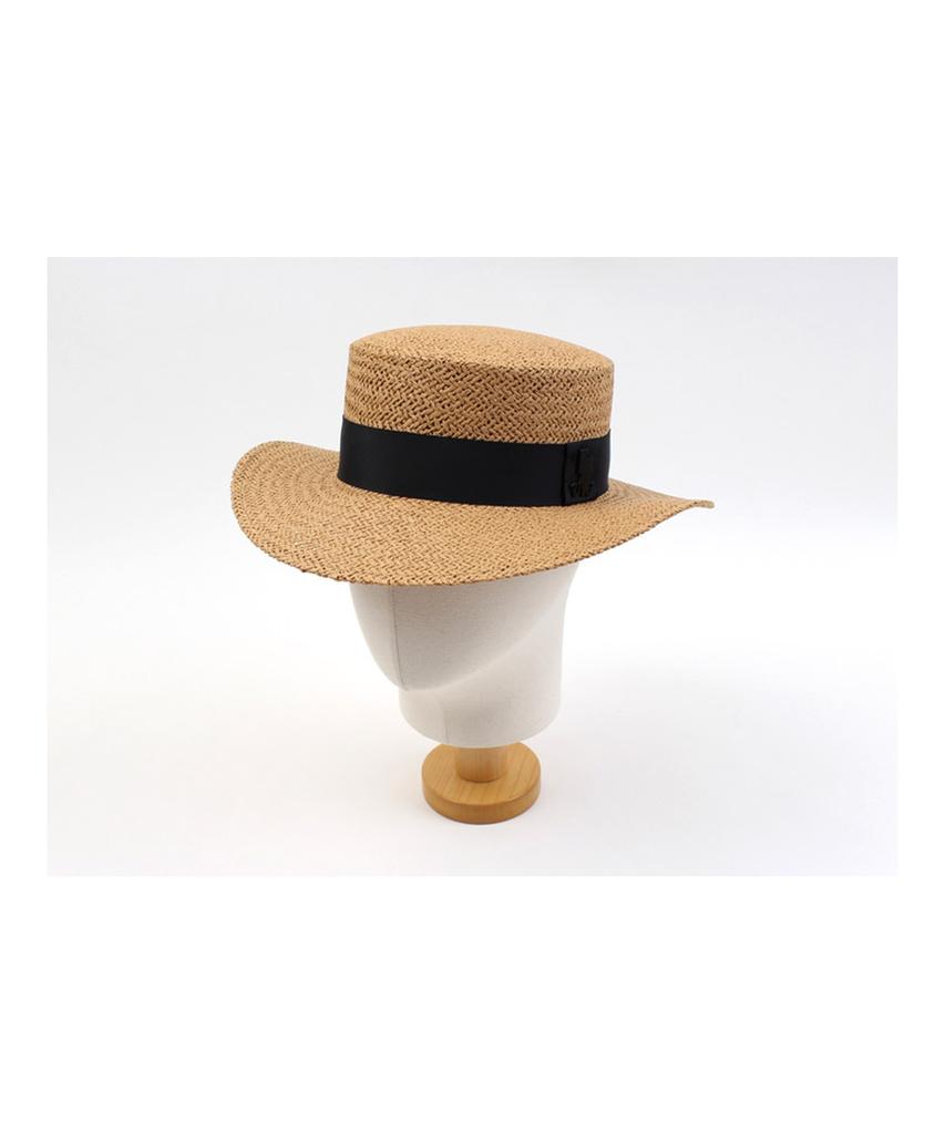 Yunibeosyeolkemiseuteuli Brown Flat Panama Hat Panama Hat
