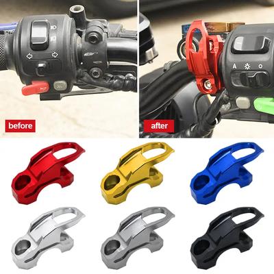 Aluminiumlegering Motorcykel Övre Pump Sidokrok Hjälmkrok N1S Förvaringskrok Pump Sidokrok för UQI U+B Modifierade Tillbehör