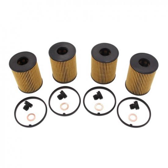 New 4X Oil Filter Pack W/Seals Fits For  Kia Optima Engine 2.5L 26350-2S000