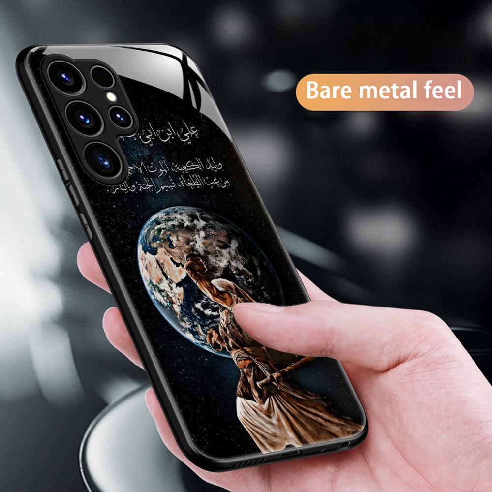 Imam Hussain Shia Ali Phone Case For Samsung S26 S25 S24 S23 S22 S21 Plus Ultra Note20 Glass Magnetic Case