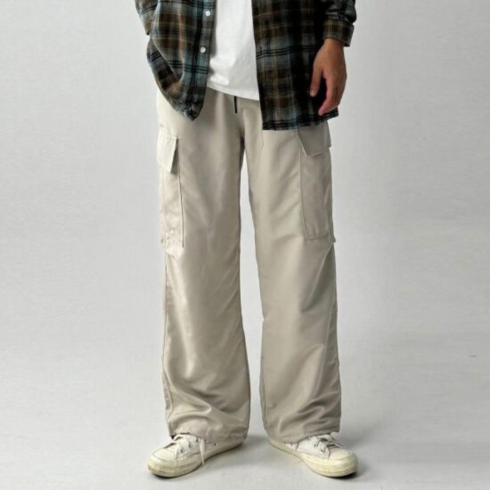 Onl Nylon Wide Pants