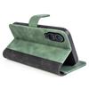 For OnePlus Nord CE4 Lite 5G/Oppo K12x 5G (China) Phone Case Splicing Color Leather Wallet Cover