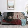 Jungwon En Kpop Blanket Soft Warm Flannel Throw Blanket Bedding for Bed Living Room Picnic Travel Home Couch
