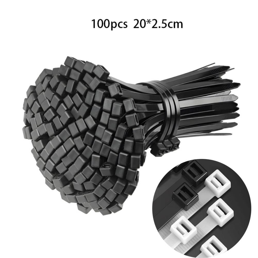 Multipurpose Nylon Cable Tie Buckle Nylon Buckle Cable Tie Retainer Heavy Duty Nylon Zip Ties Self-Locking