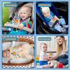 Montessori Baby Toys 3 In 1 Develop Teething Sensory Toys Pull String Silicone Educational Toys for Kids Toddler Christmas Gift