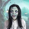 Long Mask Vampires Hair Ghost Face Latex Halloween Prop Cosplay Decor Accessory