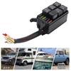 12 Volt Fuse Relay Block with 40A JD1914 Relays 4 Pin RTT7121 Relay Slots 6 ATCATO Fuse Holders
