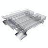 Premium Stainless Steel Round Smoker Tray For Charcoal Barbecue With Versatile Functions