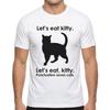 Let's Eat Kitty T Shirt Funny Punctuation Shirt Cat Tee